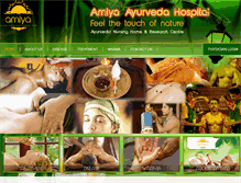 Tablet Screenshot of amiyaayurveda.com